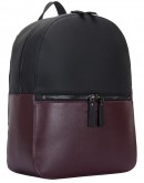 Фотография Женский кожаный рюкзак Smith & Canova 92901 Francis (Black-Burgundy)