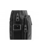 Фотография Черная мужская кожаная сумка Tiding Bag 9836A