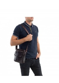 Мужская плечевая сумка, коричневый цвет A25-1108C