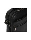 Фотография Черная мужская кожаная сумка - барсетка A25-17622-3А