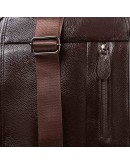 Фотография Кожаная сумка с клапаном в руку и на плечо A25-2158C