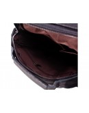 Фотография Черная мужская кожаная сумка, для города A25-2158a