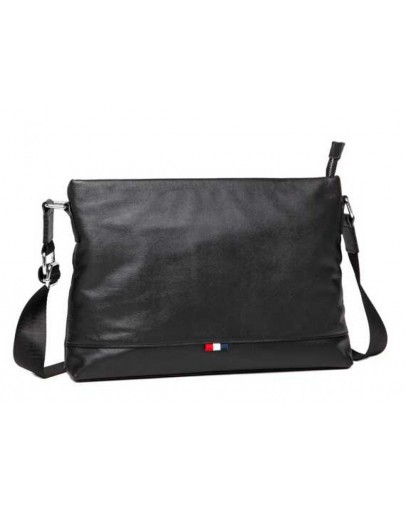 Фотография Черная мужская сумка формата А4 горизонтальная A25-6109A