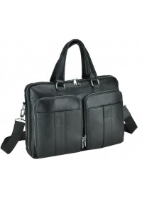 Черная кожаная сумка мужская для документов A25F-001A