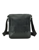 Фотография Черная кожаная сумка на плечо A25F-002A