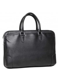 Черная кожаная сумка для ноутбука A25F-17620A