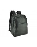 Фотография Мужской черный рюкзак из натуральной кожи A25F-8835A