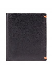 Кожаный оригинальный кошелек Visconti AP60 Thun (Black Orange)