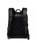 Фотография Черный модный кожаный мужской рюкзак B3-019A