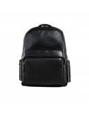 Фотография Удобный кожаный рюкзак мужской черного цвета B3-047A