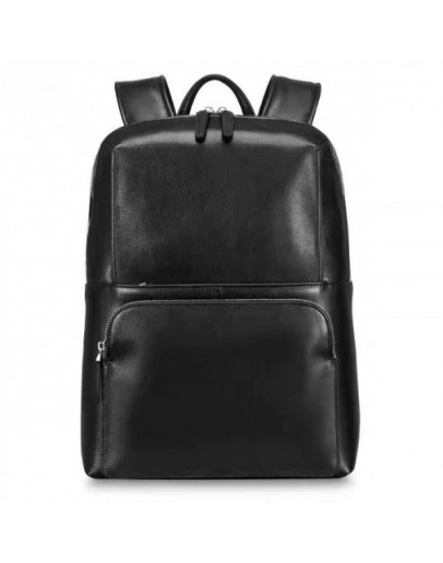 Фотография Черный кожаный мужской рюкзак городской B3-103A