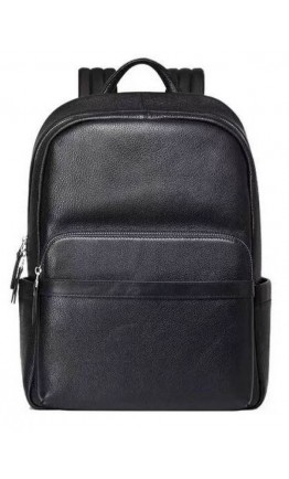 Небольшой черный кожаный рюкзак для мужчины B3-153A