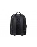 Фотография Небольшой черный кожаный рюкзак для мужчины B3-153A