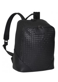 Черный мужской кожаный рюкзак B3-165A