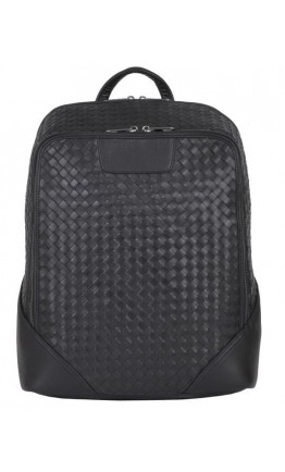 Черный мужской кожаный рюкзак B3-165A