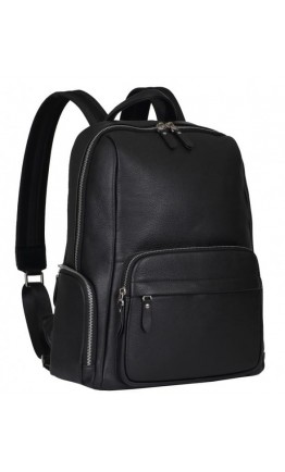 Мужской рюкзак черного цвета кожаный B3-167A