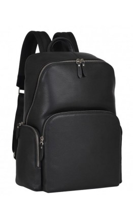 Мужской черный рюкзак кожаный B3-181A