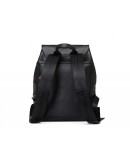 Фотография Мужской удобный черный кожаный рюкзак B3-1899A