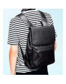 Фотография Черный рюкзак из натуральной кожи мужской B3-2015-14A