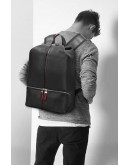 Фотография Черный модный кожаный мужской рюкзак B3-2639A
