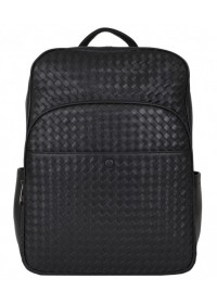 Черный удобный мужской кожаный рюкзак B3-8603A