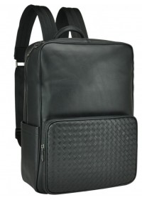 Мужской кожаный рюкзак черного цвета B3-8605A