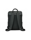 Фотография Мужской кожаный рюкзак черного цвета B3-8605A