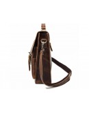 Фотография Кожаный мужской портфель коричневый BX1061C
