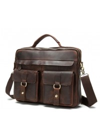 Удобная мужская коричневая сумка на каждый день BX8001C