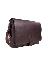 Коричневая деловая мужская кожаная сумка - портфель Blamont Bn059C
