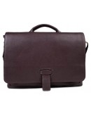 Фотография Коричневая деловая мужская кожаная сумка - портфель Blamont Bn059C