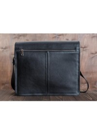 Черная деловая сумка на плечо формата A4 Blamont Bn090A