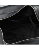 Фотография Черная большая кожаная дорожная сумка Bn105A