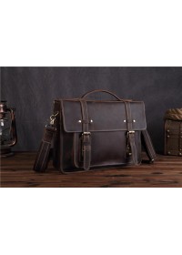 Кожаный портфель мужской, коричневый цвет Bx010