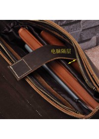 Кожаный мужской портфель среднего размера Bx015