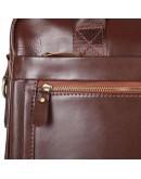 Фотография Кожаная коричневая мужская деловая сумка Bx1279C