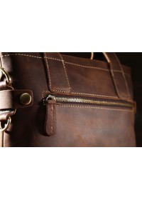 Кожаная сумка мужская коричневая Bx8029-2