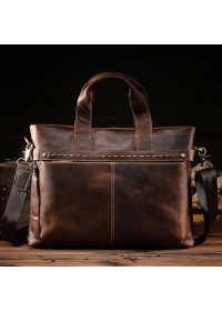 Кожаная мужская сумка для ноутбука, коричневый цвет Bx8029-3