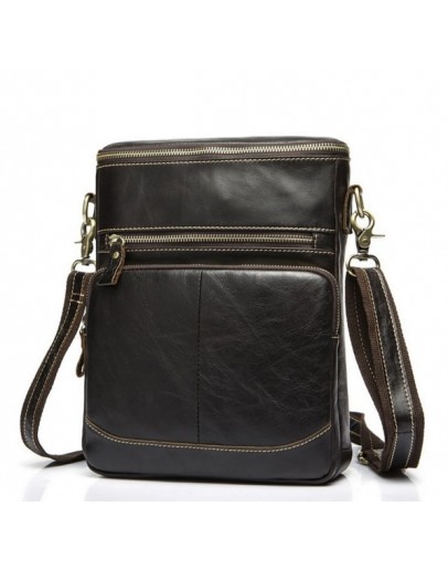 Фотография Кожаная мужская удобная сумка через плечо Bx8103C