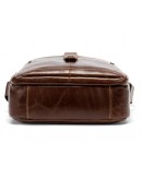 Фотография Вместительная коричневая мужская сумка с ручкой Bx8713C