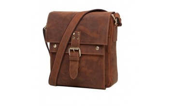 Сумка мужская на плечо коричневого цвета Bx9040R