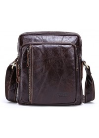 Темно-коричневая сумка через плечо CS4120