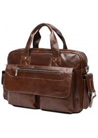 Вместительная мужская сумка из натуральной кожи CX2090