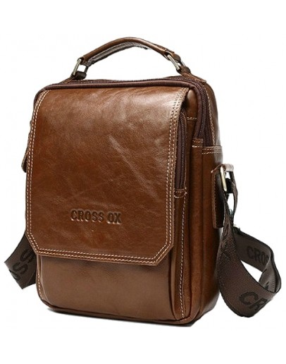 Фотография Мужская сумка на плечо из натуральной кожи CX2120