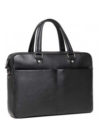 Мужская черная кожаная деловая сумка RB DF01-0125A royal