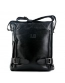 Фотография Черная кожаная мужская сумка планшет DH_006