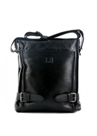 Черная кожаная мужская сумка планшет DH_006