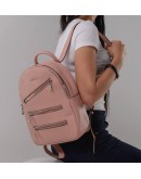 Фотография Розовый женский кожаный рюкзак FORSTMANN F-P117DP