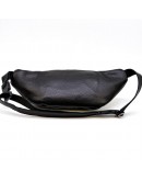 Фотография Кожаная черная сумка на пояс - бананка Tarwa FA-3088-4lx