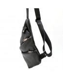 Фотография Черная мужская кожаная сумка на плечо Tarwa FA-6402-3md